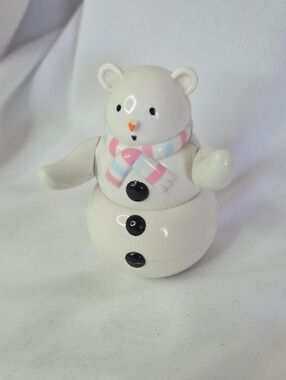 American Girl Bitty Baby Rattle Polar Bear Pleasant Company Vintage